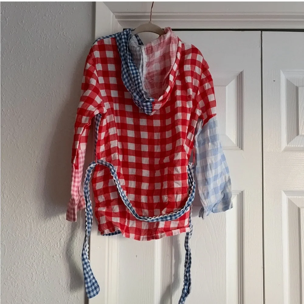 Marysia Swim | kids gingham linen jacket cover up